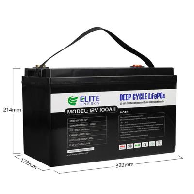 China de batterij van lifepo4 12v 100ah Te koop