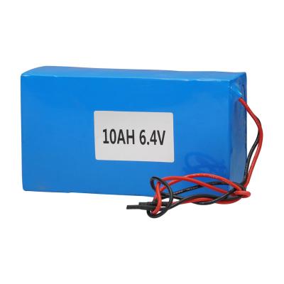 China Deep Cycle LiFePO4 6V 64Wh 10Ah Portable Camping Battery Pack for sale