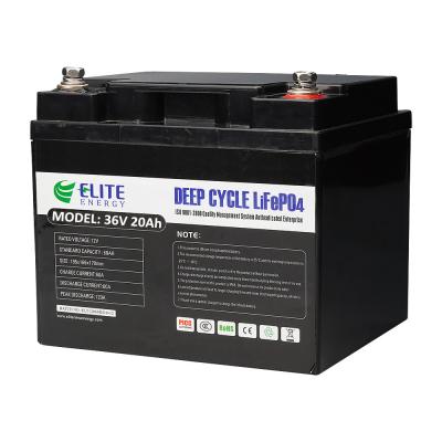 China CE Li Phosphate Battery RS485 IP67 36V 20Ah Li Ion Battery del OEM en venta