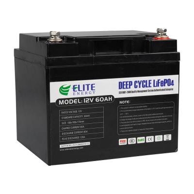 China Bluetooth LiFePO4 12.8V 60Ah Draagbaar Li Ion Battery With BMS Te koop