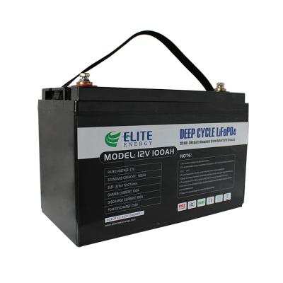 China Batterie-Lithium-Phosphatstromversorgung Rechargable 12V 100Ah LiFePO4 zu verkaufen