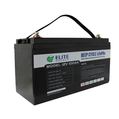 China Lithium-Batterie 12V 100Ah LFP für Solarenergiespeicher errichtet in BMS zu verkaufen