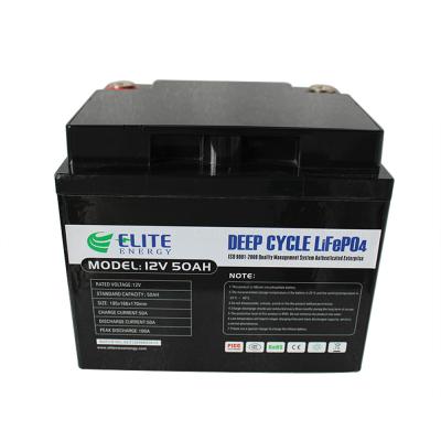 Cina batteria ricaricabile di litio solare della luce della batteria LED di 50Ah 12V LiFePO4 in vendita