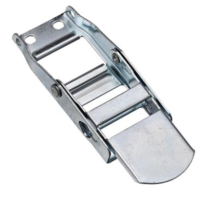 China Adjustable Cargo Control 304 Stainless Steel Overcenter Buckle Above Center Buckle Link Down Straps for sale