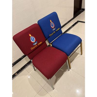 China Traditional Colorful Church Theater Furniture Cheap Comfortable Stacking Chairs for sale