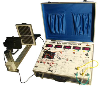 China New Energy Training Equipment Portable Solar Power Experiment Box 12V/7AH for sale