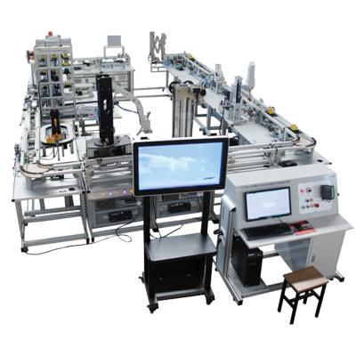 China Dolang Aluminum Educational Industrial Automatic Production Line Modern Trainer Lab Industrial Production Assembly Training System for sale