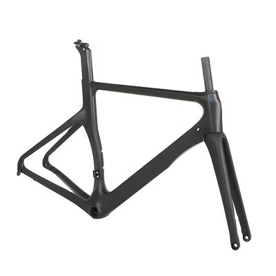 China Road Bikes Carbon Road Bike Frame 142x12mm Disc Road Frame Gravel Carbon Aerial Bicycle Frameset for sale