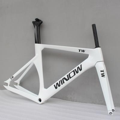 China Road Bikes Track Carbon Frame Carbon Air 700c Fixed Speed ​​Bike Road Bike Frame 48/51/54/57cm Frame Size for sale