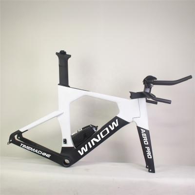 China Road Bikes Air Trial Air Trial Frame 700C Disc Brake Frameset Taiwan Carbon TT Bike Racing Frame 48/52/54/56/58cm Size for sale