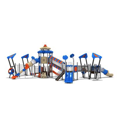 China Colorful Commercial Playground Slides PVC Outdoor Children Garden Backyard for sale