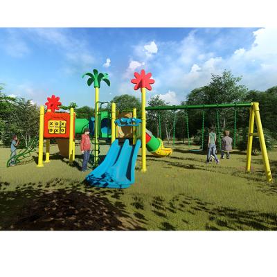 China YST Large Plastic Slide Children Toys Games Kids Outdoor Playground Equipment for sale