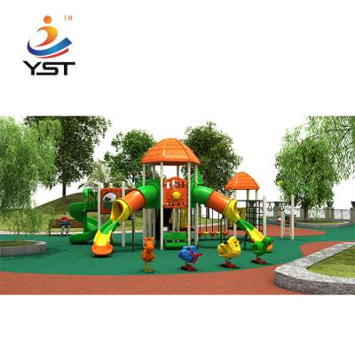 China Children Plastic Playground Park Slide YST-19115 Outdoor 25 Cbm Anti Crack for sale