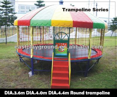 China Material Unterhaltungs-bewegliches Federelement-Trampoline Galvenized Stahlrohr-pp. zu verkaufen