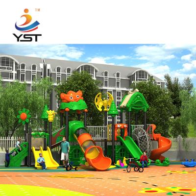 China Large new design eco-friendly outdoor playground plastic slide for children for sale