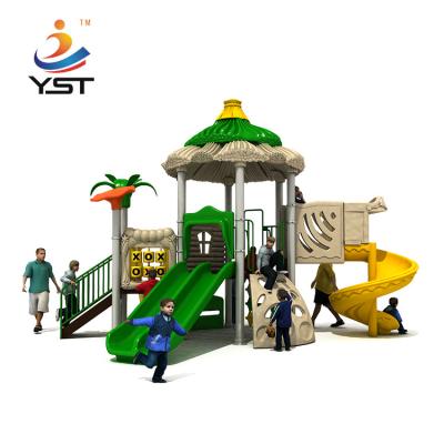 China Large UV Resistance LLDPE Outdoor Plastic Slide 1600mm Falling Height For Kids for sale