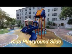 LLDPE Children Plastic Playground Slide For Physical Fitness Anti Cracking