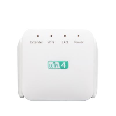 China Wifi Repeater Chain Supplement WiFi Antenna Signal Booster Amplifier 2.4ghz 300mbps 82 x 72 x 55mm White for sale