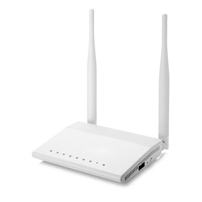 China Useful& Pratical Dual Antennas 300Mbps Modem Ethernet 4 LAN Ports ADSL2/2+ N Wireless Network wifi Router for sale