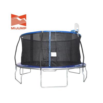 China Outdoor door bungee trampoline for kids trampoline bed with safety net for sale