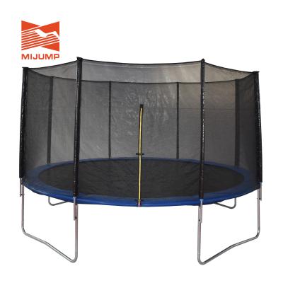 China 14ft Bed Public Jumping Elastic Trampoline With Outdoor Saftenet for sale