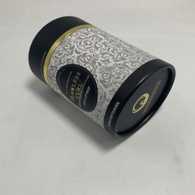 China Druckgoldstempeln Eco zylinderförmiges Papierkasten-CMYK für Geschenk-Paket zu verkaufen