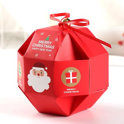 China Creative Disposable Hot Sale Christmas Candy Packaging Box Christmas Snowmen Gift Box Gift Packing Box for sale