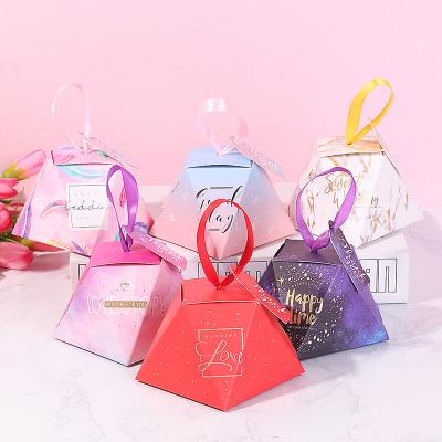 China New Disposable Wedding Candy Box Gift Box Wedding Cookie Jewelry Packaging Box for sale