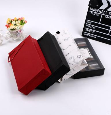 China New Design Recycled Materials 2021 Custom Kraft Paper Personalized Foldable Plastic Box For Cakes for sale