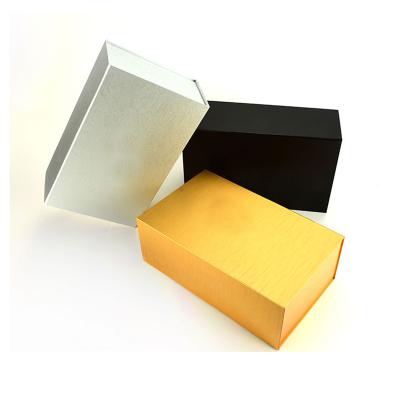 China Recycled Materials Wholesale High Quality Luxury Christmas Fold Folding Gift Box for sale