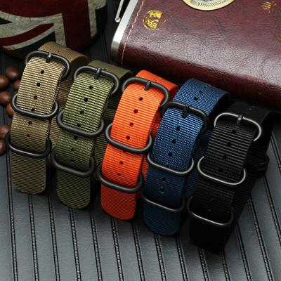 China Fabric Sports Watch Bands 18mm 20mm 22mm 24mm Nylon Strap For Samsung Huawei amazift General Universal Watch Strap Bands for sale