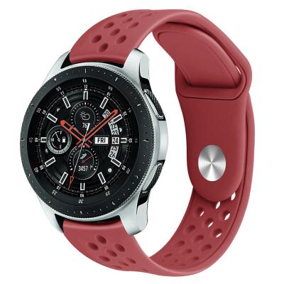 China Silicone 20mm Silicone Band For Samsung Galaxy Watch 4 3 2 AMAZIFT S2 Active Beep Strap Sport Wristband Smartwatch Accessories 41mm for sale