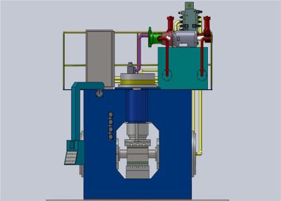 China Diameter 273mm Cold Push Tee Machine , Carbon Steel Tee Making Machine 45T for sale