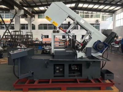 China Schneiden Sie 8 Zoll asphaltieren vollen automatischen doppelten Spalten-Bandsägen-Maschine CNC zu verkaufen