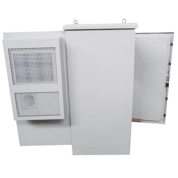 China Aluminum Top Design Lithium Battery Power Supply Steel Outdoor Electrical Cabinet for sale