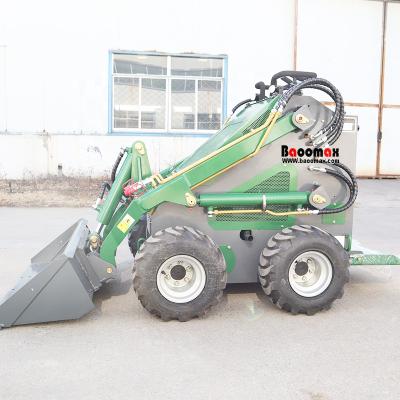 China Construction project China factory price new model mini trencher skid beef loader with trencher for sale for sale