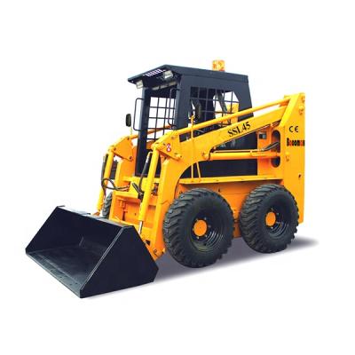 China Building material shop china baoomax skid steer loaders 50hp small mini loader skid steer with attachments for sale