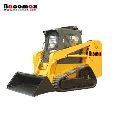 China Garment shops Baoomax 700kg mini skid steer track loader skid steer with attachments for sale for sale