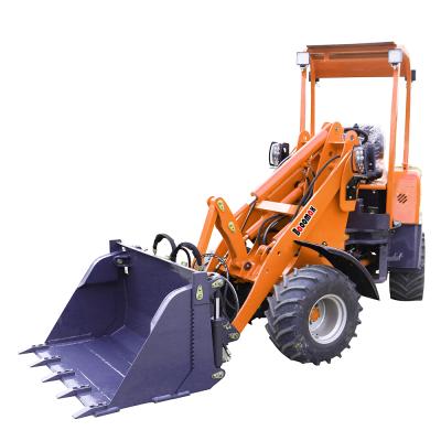 China Building Material Shops Mini Wheel 600KG Electric Articulated Loader Battery Mini Loader for sale