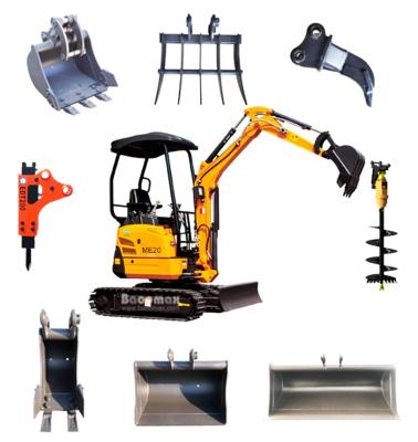 China Building Material Stores Construction Machinery Excavator Equipment 2 Ton Towable Mini Excavator Price List for sale