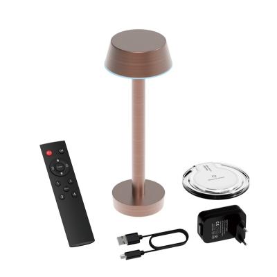 China Tuya Modern Smart Wireless Night Light Aluminum Table Light Set With Infill Base for sale