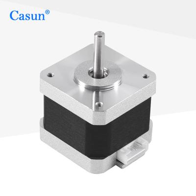 China Casun Current Products 2 Phase 1.8 Degree 40mm Length NEMA 17 Stepper Motor For 3D Printer (42SHD0278-24B1-1) 42x42x40mm for sale