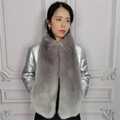 China New Winter Fur Coat Breathable Fashionable Women Thick Warm Genuine Fox Fur Puff Down And Fox Jacket for sale