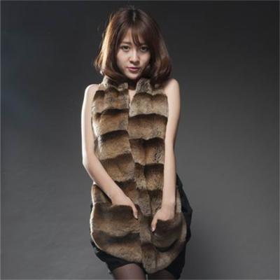 China Rex Rabbit Fur Scarves Multicolored Warm Women's Long Scarf With Pocket for sale