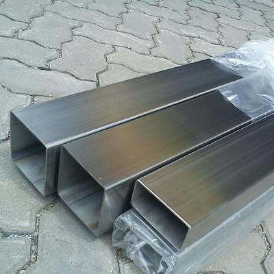 China ASTM BA Stainless Steel Pipe Square Welded Tube 6MM Wall for sale