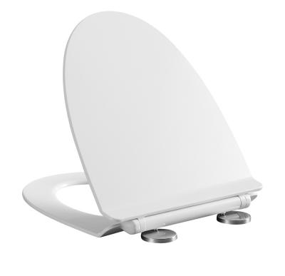 China Slow-end Toilet Seats 007JX Slim V Shape Design UF ​​Circular Toilet Seat Lid for sale