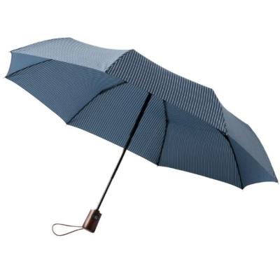 China 8-Rib Round Waterproof Pongee Fabric Foldable Umbrella for sale