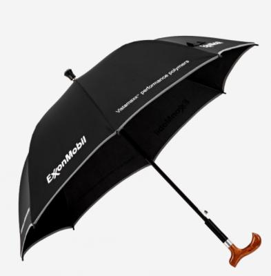 China Personalized Outdoor Pongee Umbrella With Windproof Metal And Fiberglass Ribs for sale