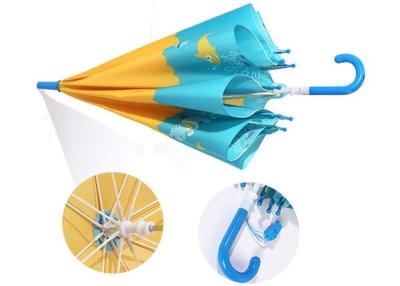 China Stronger Cute Kids Umbrella , Small Umbrella For Kids Pongee Full Color Printing for sale