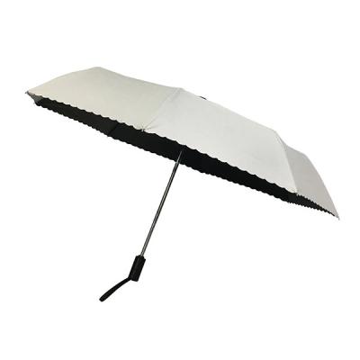 China Protección ultravioleta pequeño Mini Pocket Black Coating Umbrella del paraguas de China en venta